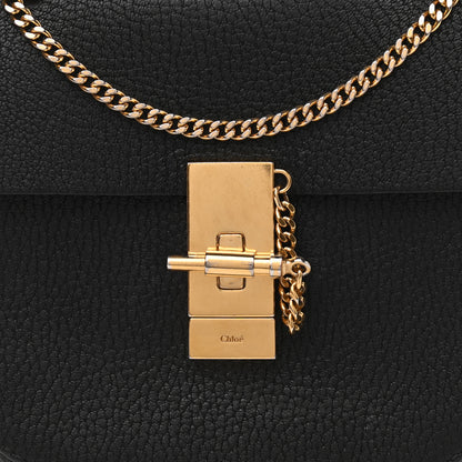 Chloe Grained Lambskin Mini Drew Shoulder Bag Black 11 of 12