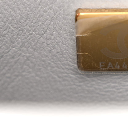 Chanel Caviar Quilted Sweetheart Flap Grey 7 of 10