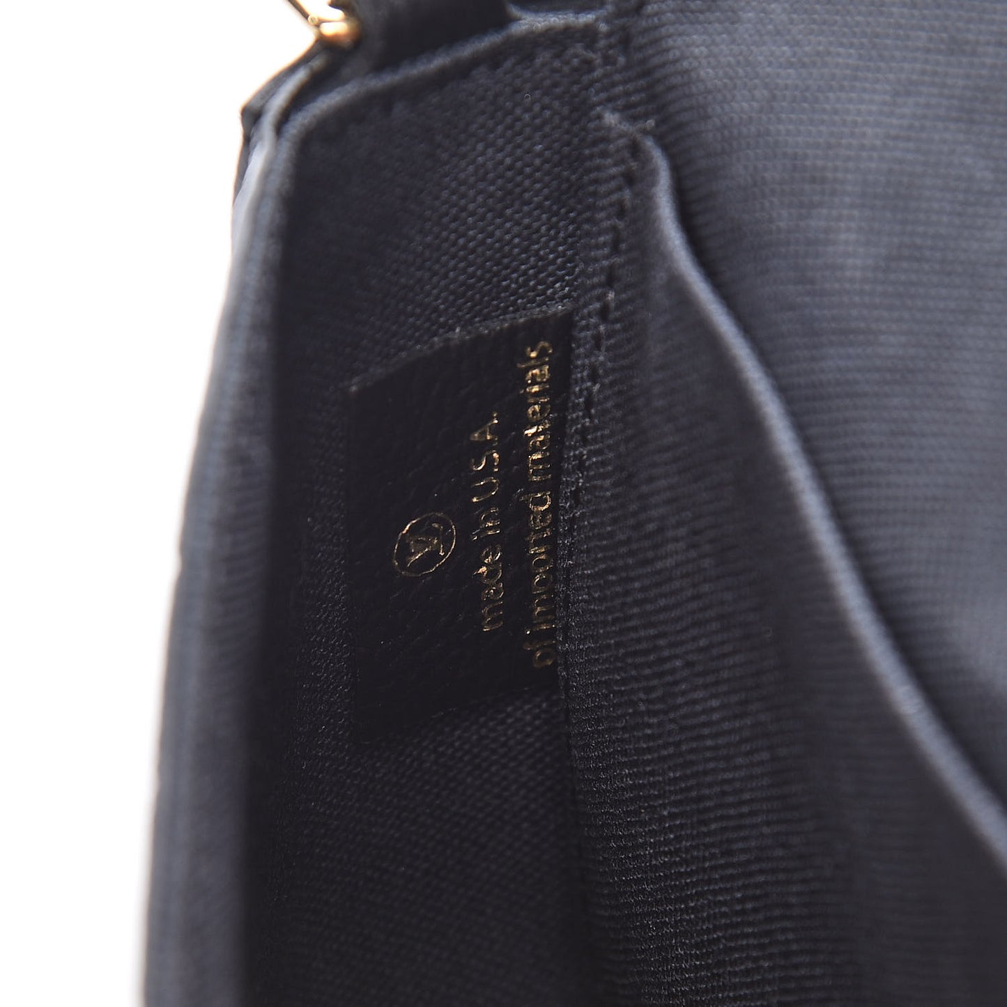Empreinte Pochette Felicie Chain Wallet Black