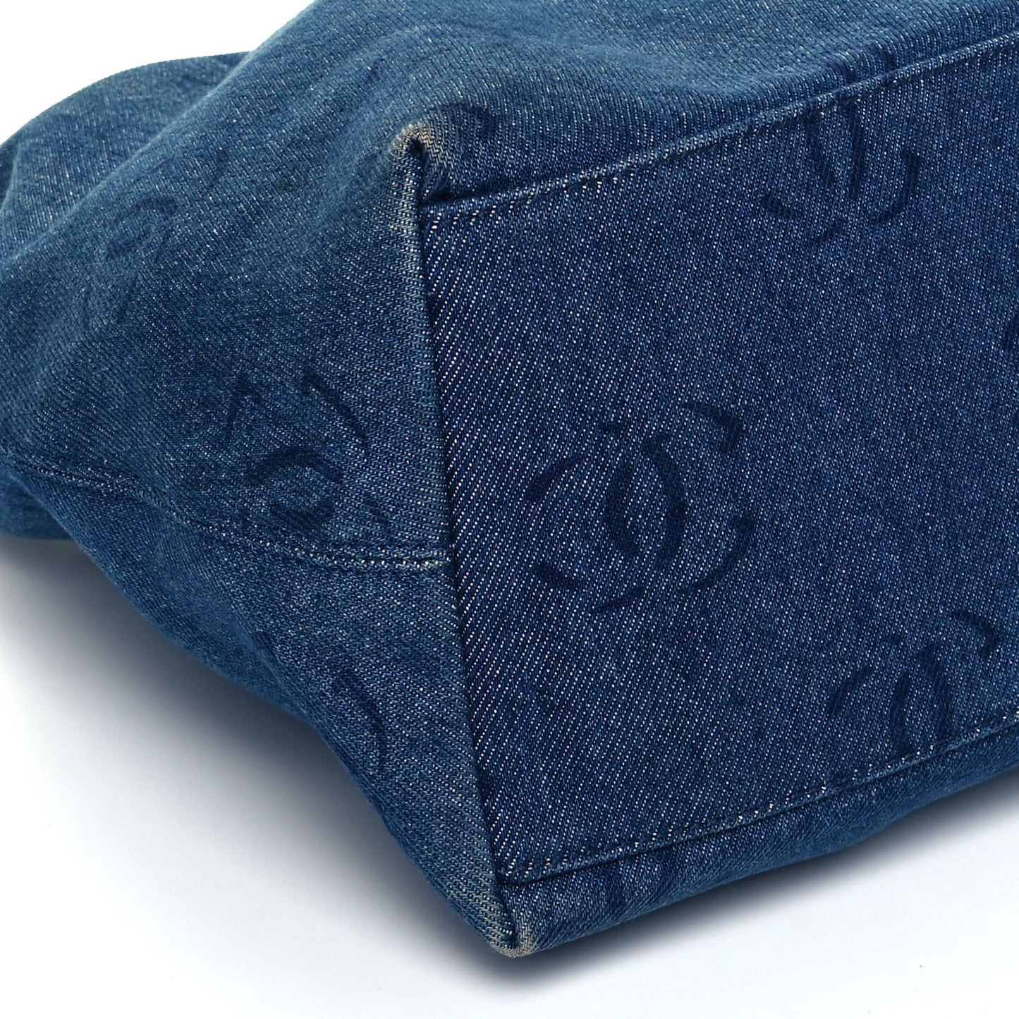 Denim CC Hobo Dark Blue