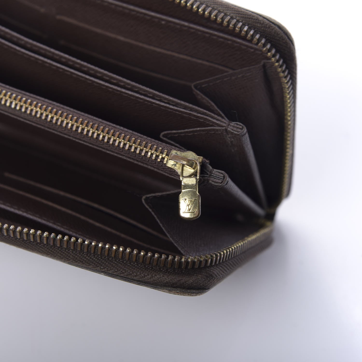 Louis Vuitton Damier Ebene Zippy Wallet 12 of 15