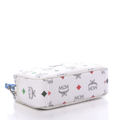 MCM Skyoptic Visetos Spectrum Diamond Camera Bag White 4 of 9
