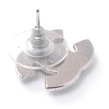 Chanel Crystal CC Earrings Silver 3 of 5