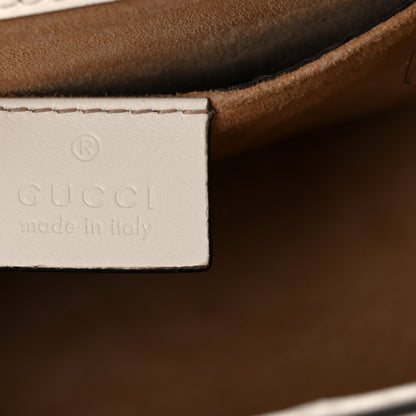 Gucci Calfskin Mini Sylvie Top Handle Bag White 6 of 12