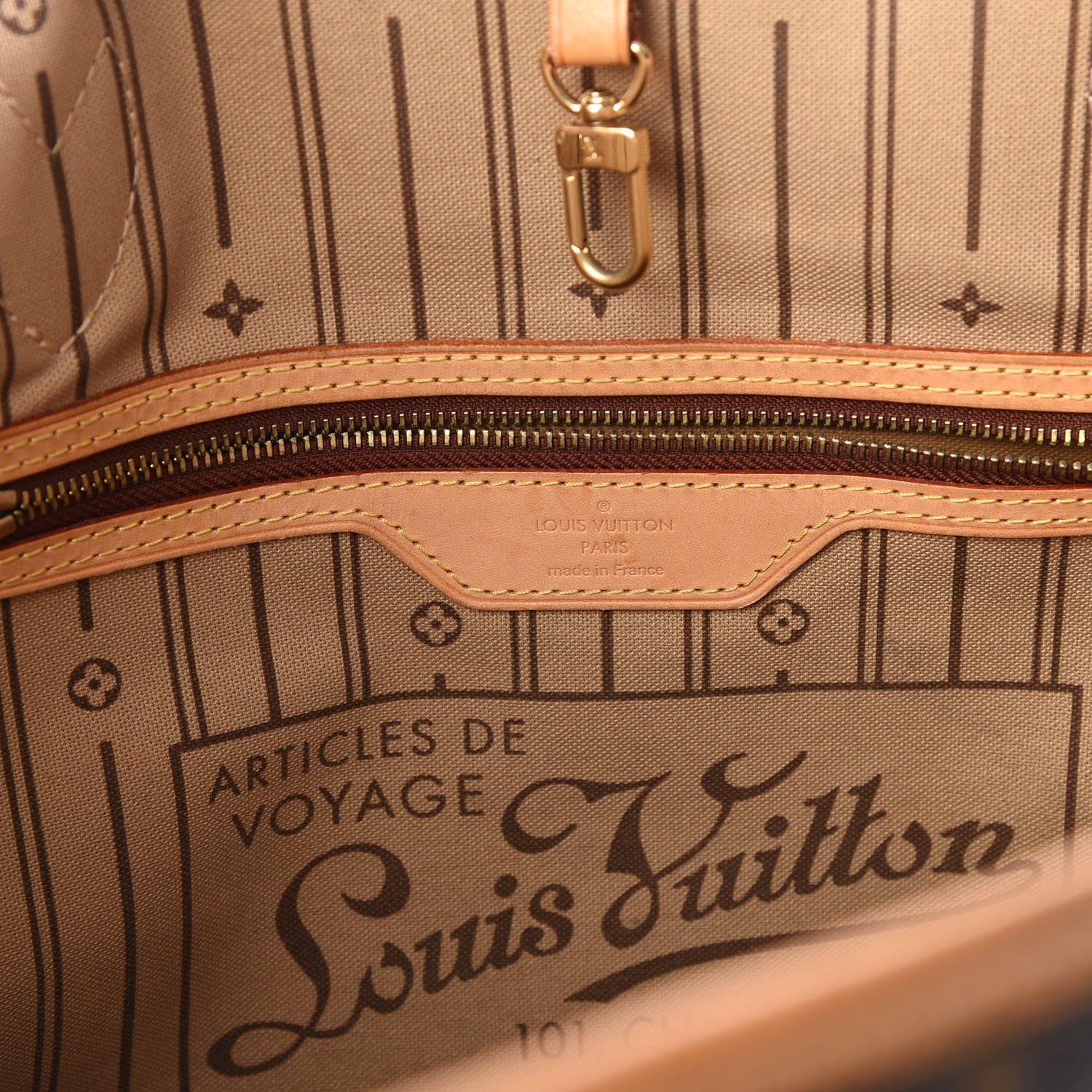 Louis Vuitton Monogram Neverfull MM 9 of 11