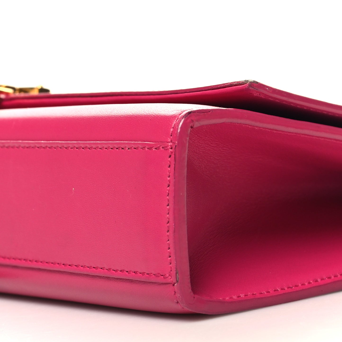 Smooth Calfskin Classic Monogram Kate Tassel Chain Wallet Pink