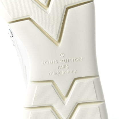 Louis Vuitton Denim Rubber Monogram Fastlane Low Sneakers 8 Marine 6 of 7
