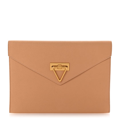 Bottega Veneta Grained Calfskin Saint Germaine Pouch Caramel 1 of 6