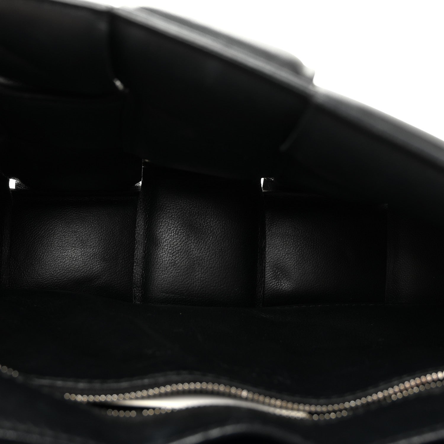 Bottega Veneta Lambskin Maxi Intreccio Padded Chain Cassette Crossbody Bag Black 5 of 9