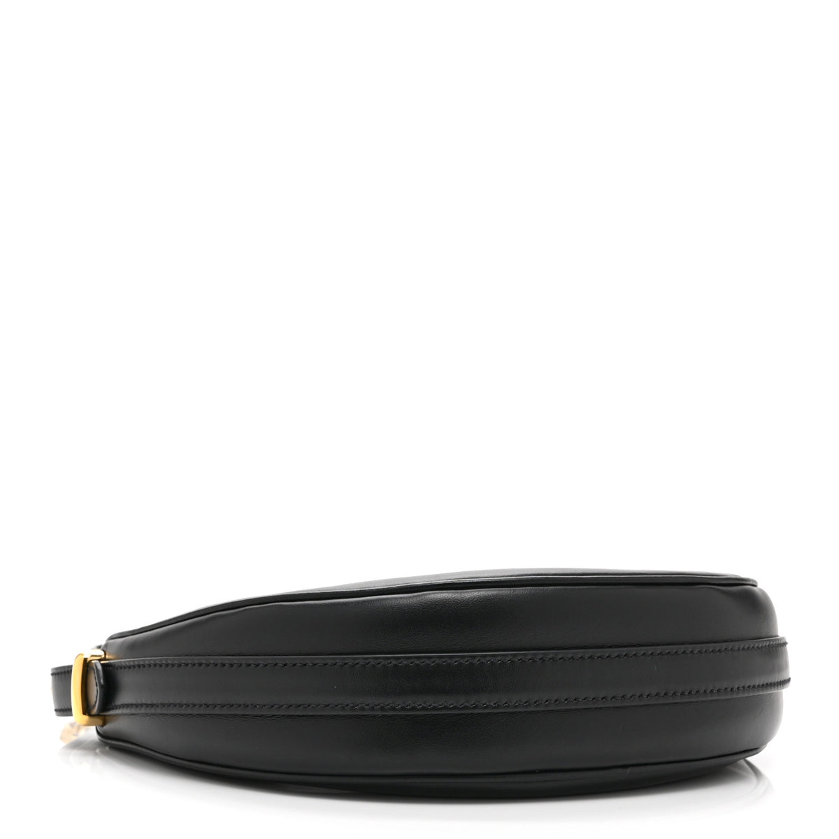 Prada Soft Calfskin Arque Shoulder Bag Black 4 of 10