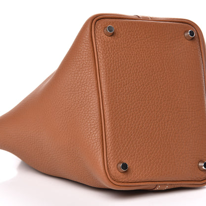 Hermes Taurillon Clemence Picotin Lock 18 PM Gold 8 of 9