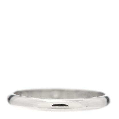 Cartier Platinum 3 Diamond 2.6mm 1895 Wedding Band Ring 55 7.25 3 of 6
