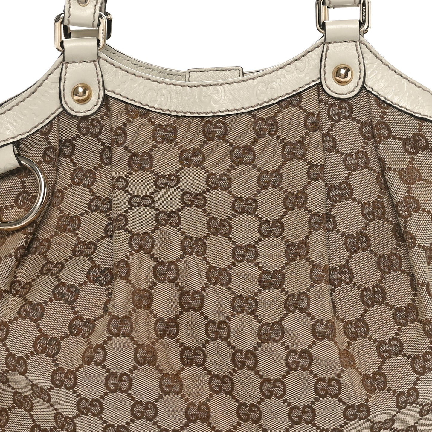 Monogram Medium Sukey Tote Off White