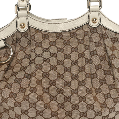 Gucci Monogram Medium Sukey Tote Off White 8 of 10