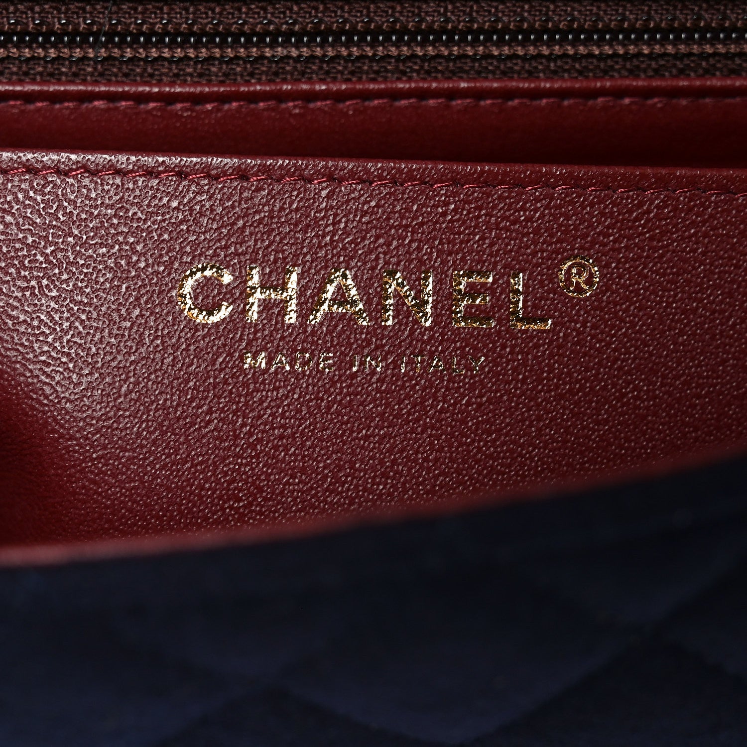 Chanel Felt Quilted Paris-Hamburg Charms Mini Rectangular Flap Black Dark Navy 6 of 10