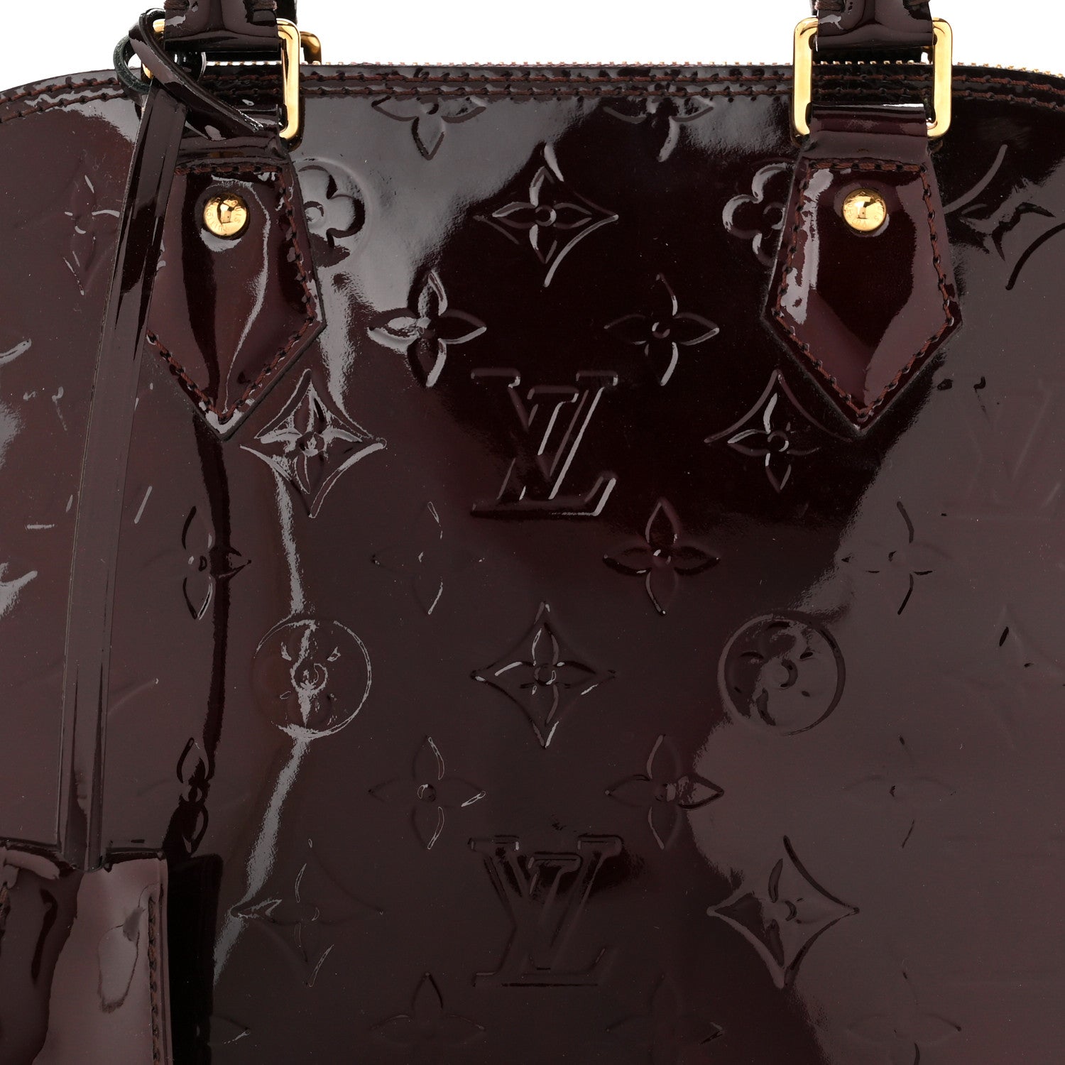 Louis Vuitton Vernis Alma PM Amarante 7 of 10