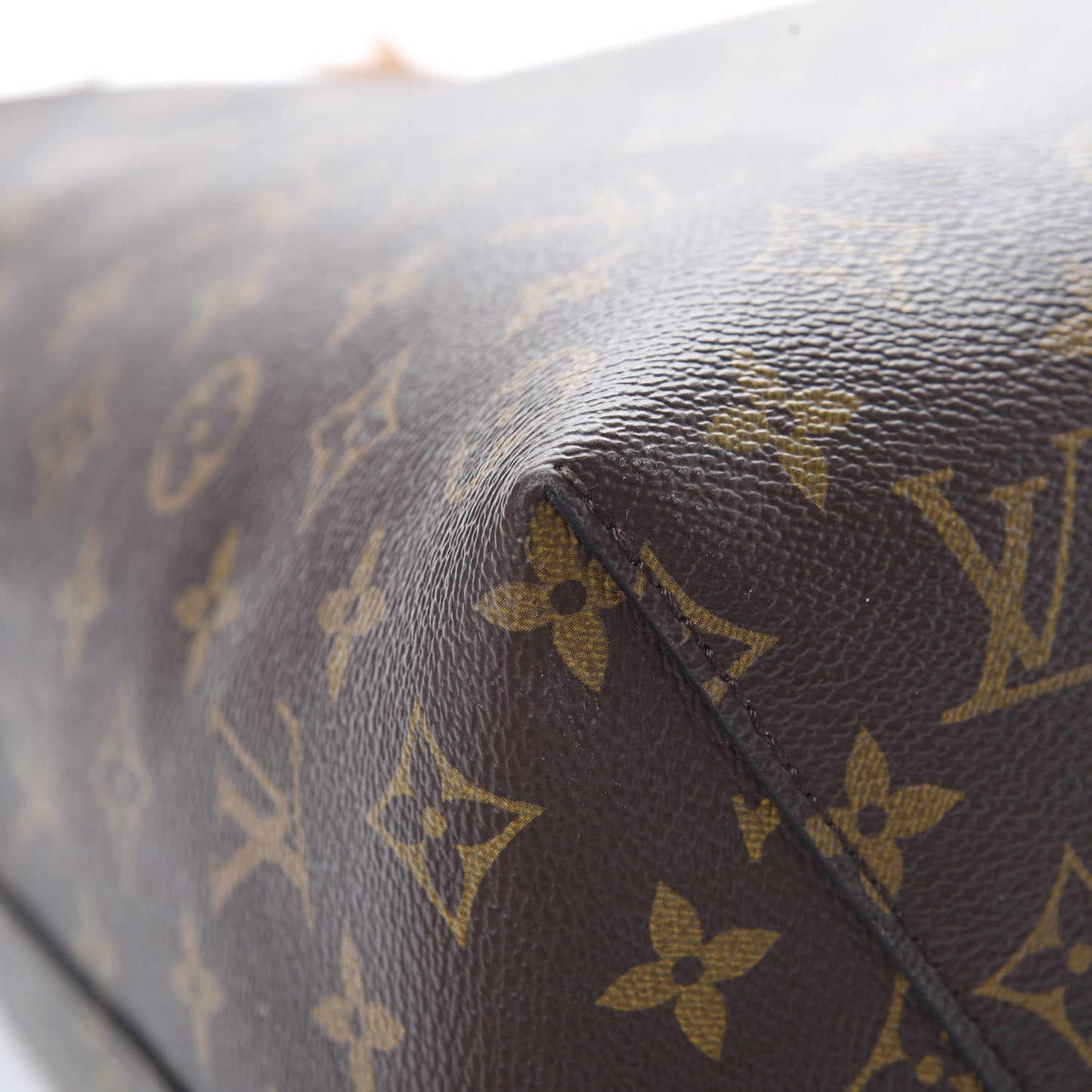 Monogram Flower Hobo Beige