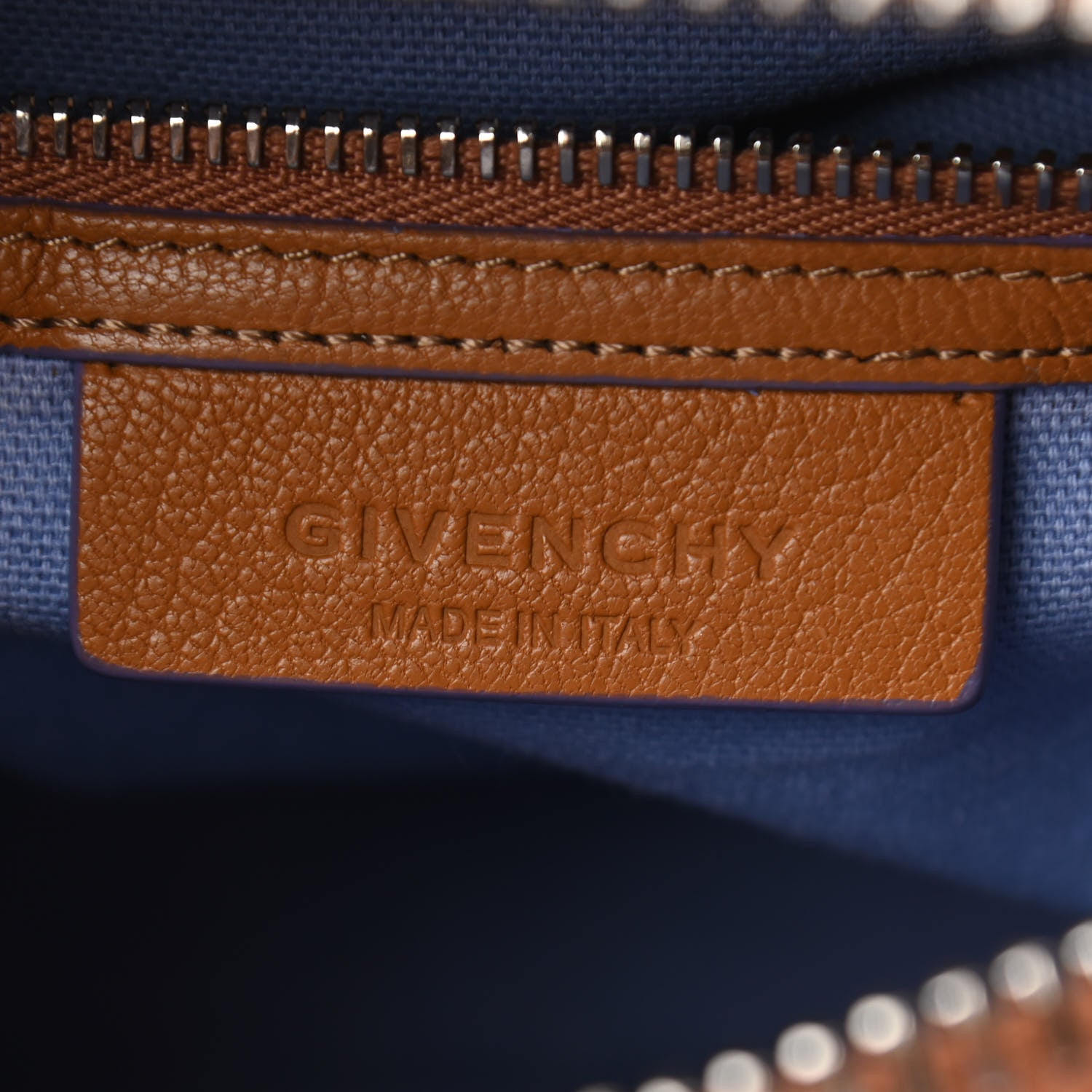 Givenchy Sugar Goatskin Mini Tri-Color Antigona Tan White Blue 6 of 13