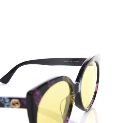 Gucci Glitter Cat Eye Sunglasses GG0325SA Black Yellow 6 of 7