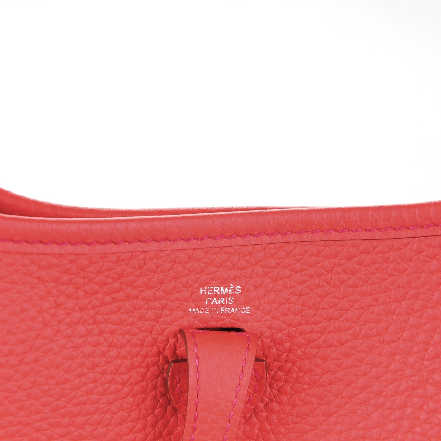 Hermes Taurillon Clemence Evelyne III TPM Bougainvillea 6 of 7