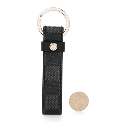 Louis Vuitton Damier Graphite LV Dragonne Key Holder 2 of 5