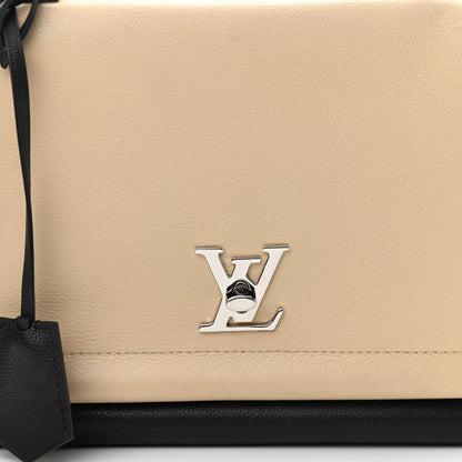 Louis Vuitton Soft Calfskin Lockme II Top Handle Vanille Black 8 of 16