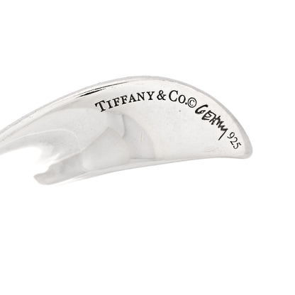 Tiffany Sterling Silver Frank Gehry Orchid Drop Earrings 4 of 4
