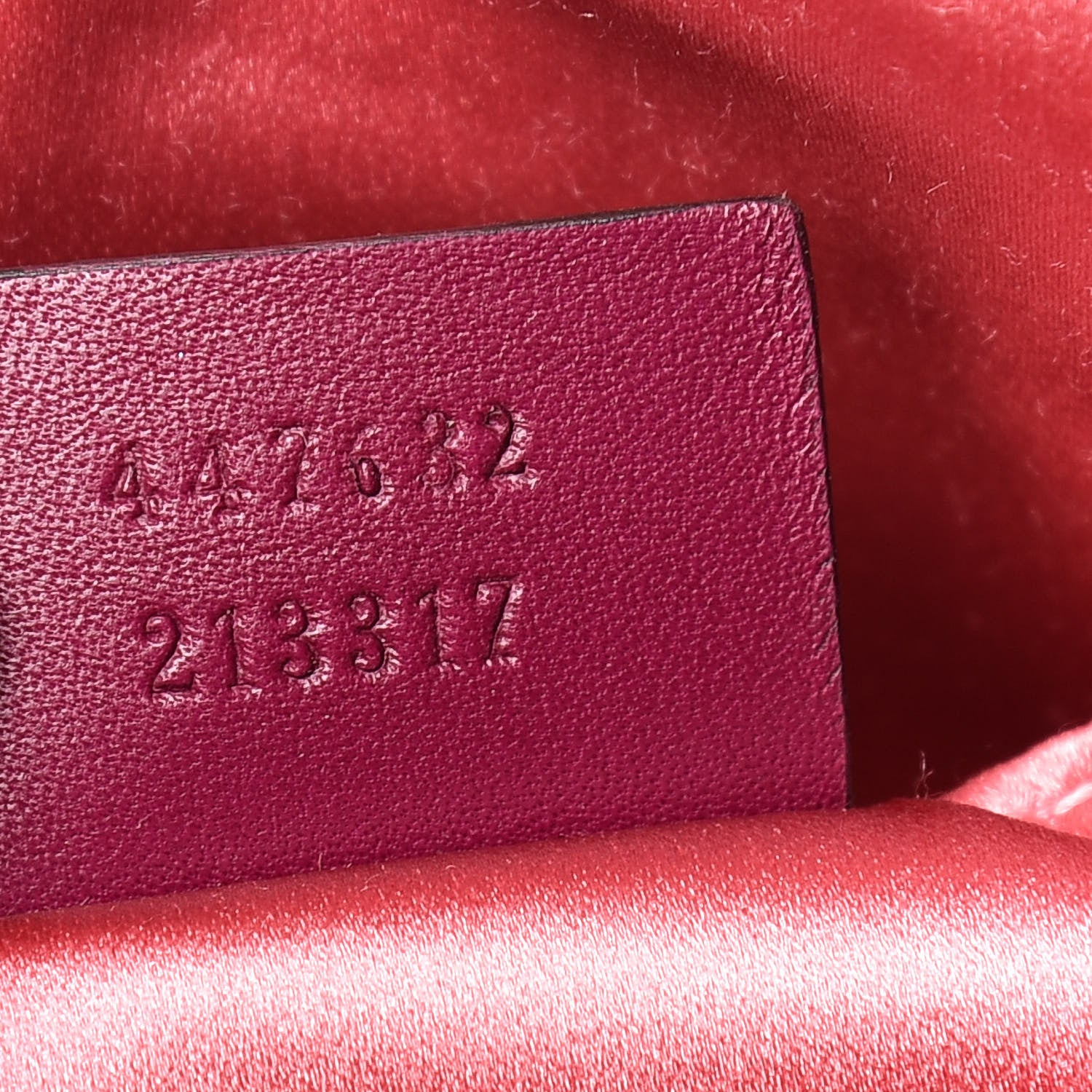 Gucci Velvet Matelasse Small GG Marmont Chain Shoulder Bag Fuchsia Violet Cyclamen 7 of 9