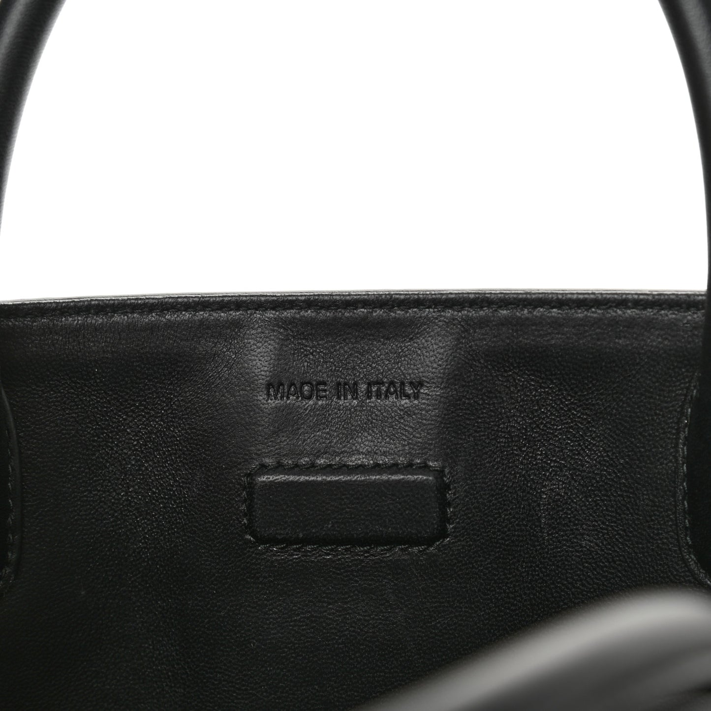 Grained Calfskin Medium Diorever Flap Black