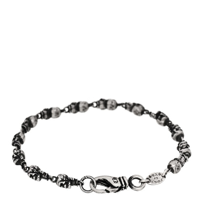Chrome Hearts Sterling Silver Foti Skull Bracelet 2 of 3