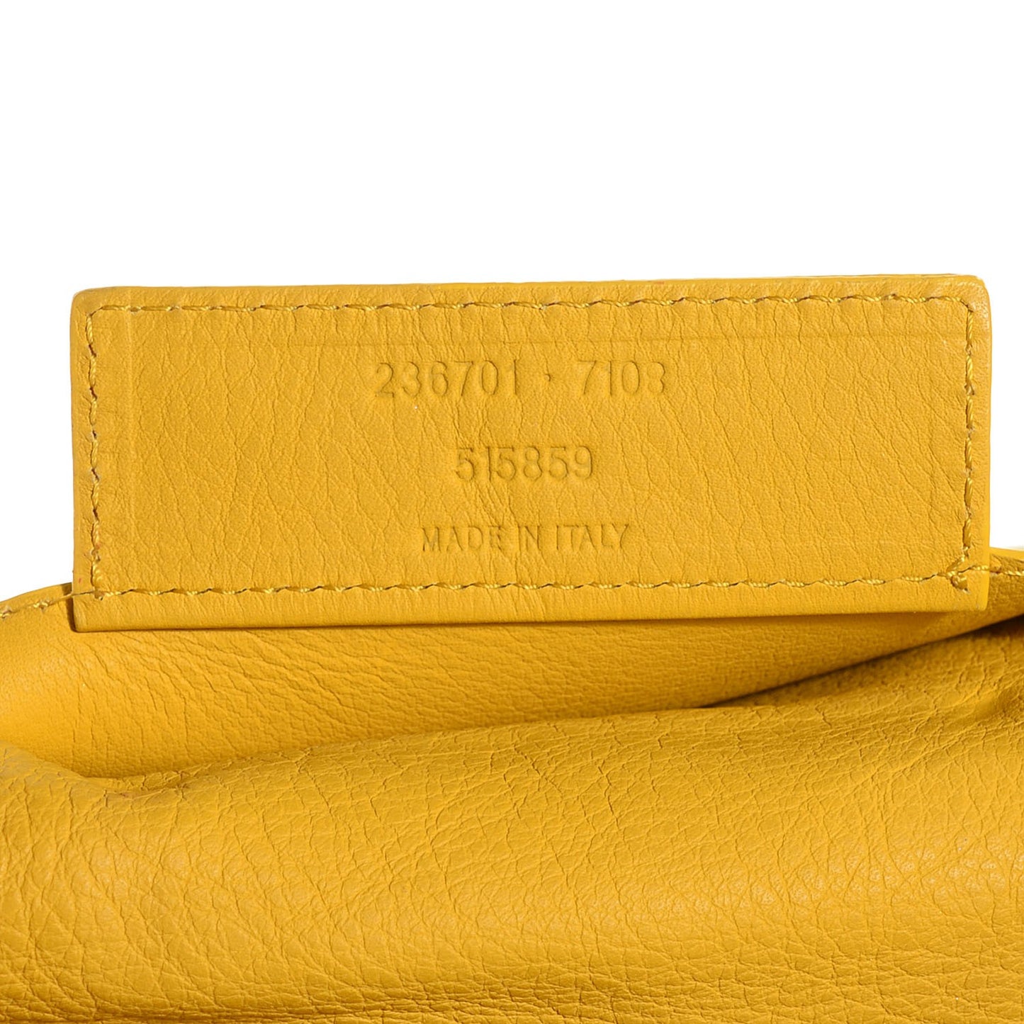 Veau Leather Papier A4 Tote Mimosa
