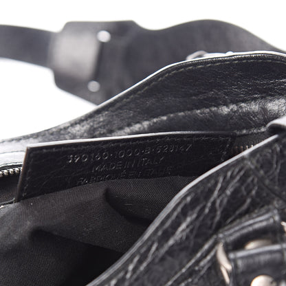 Balenciaga Agneau Silver Metallic Edge Hardware Mini City Black 7 of 16
