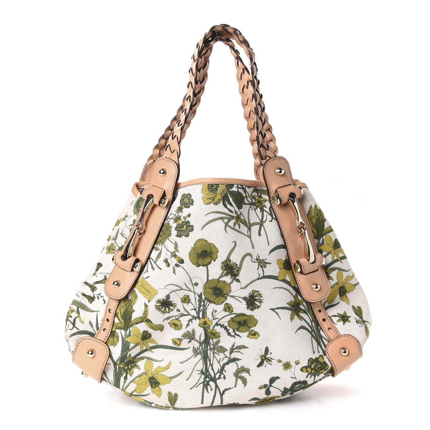 Canvas Small Floral Flora Pelham Shoulder Bag Beige