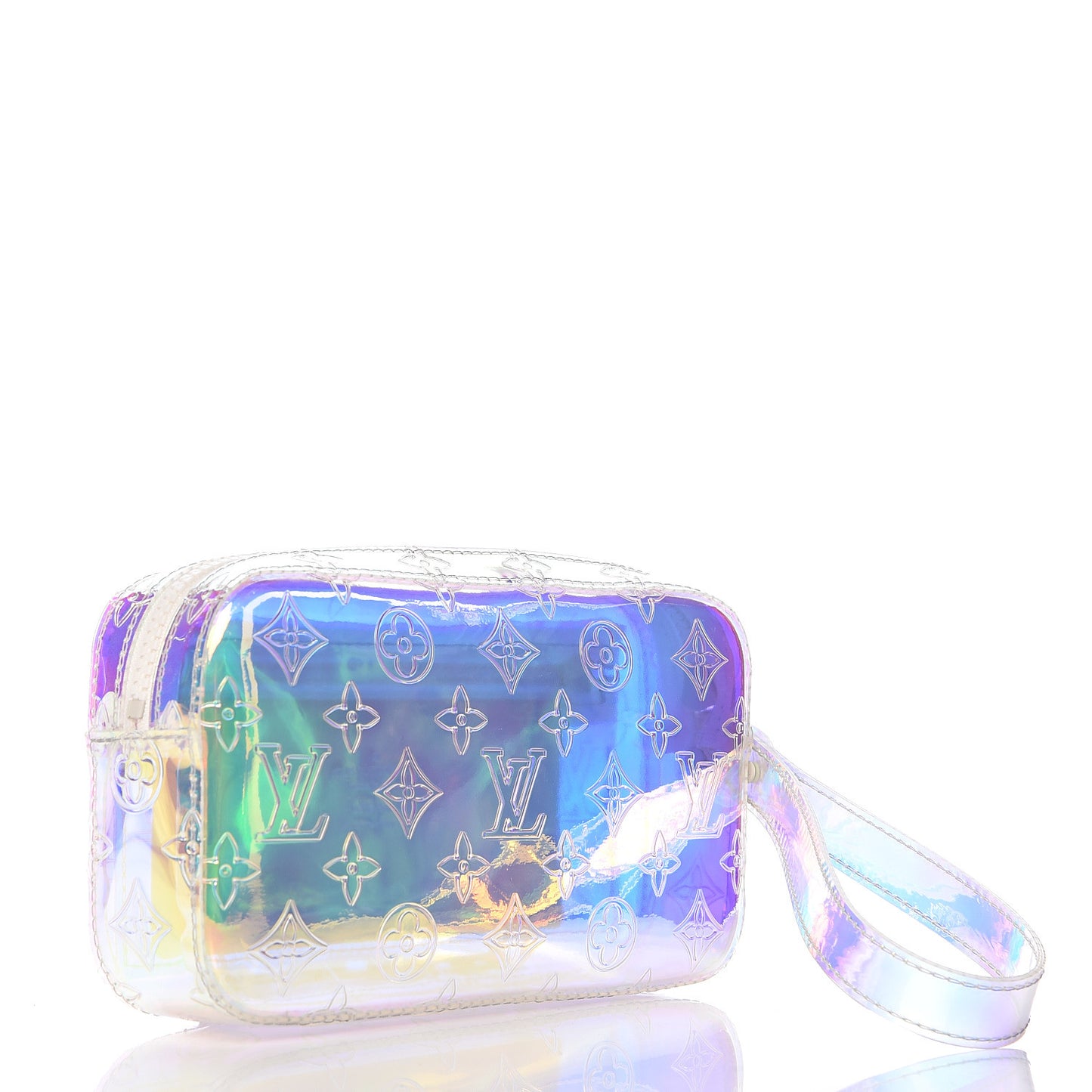 PVC Monogram Pochette Volga Iridescent Prism