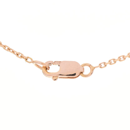 Van Cleef & Arpels 18K Rose Gold Carnelian Sweet Alhambra Heart Pendant Necklace 4 of 6