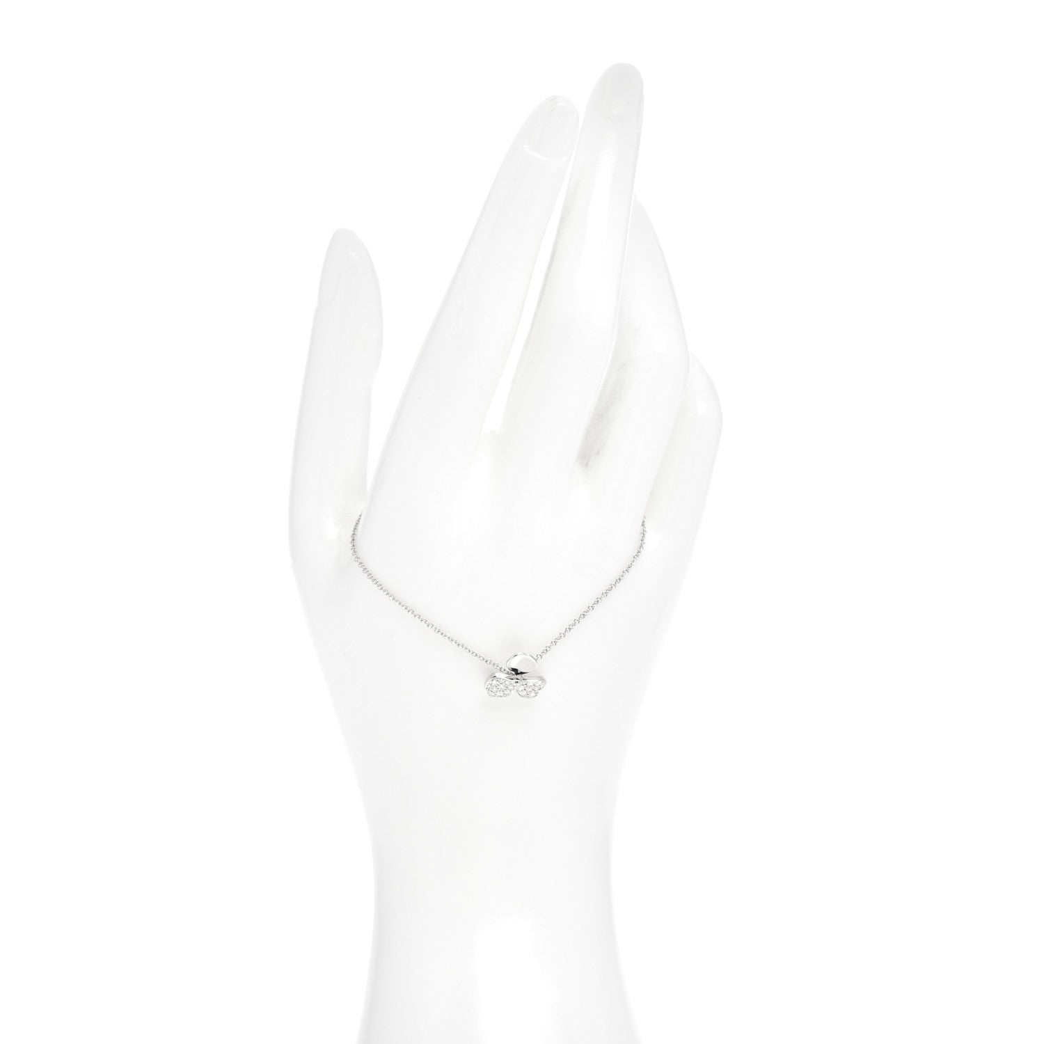 Tiffany Platinum Diamond Paper Flowers Bracelet 2 of 4