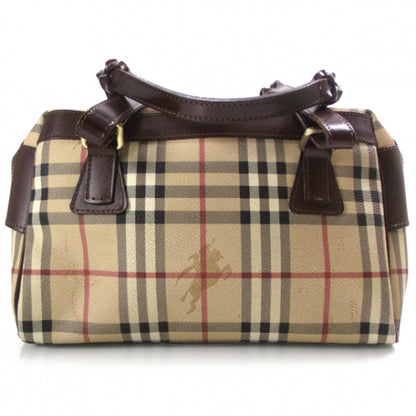 Burberry Haymarket Check Shoulder Bag Brown 3 of 12