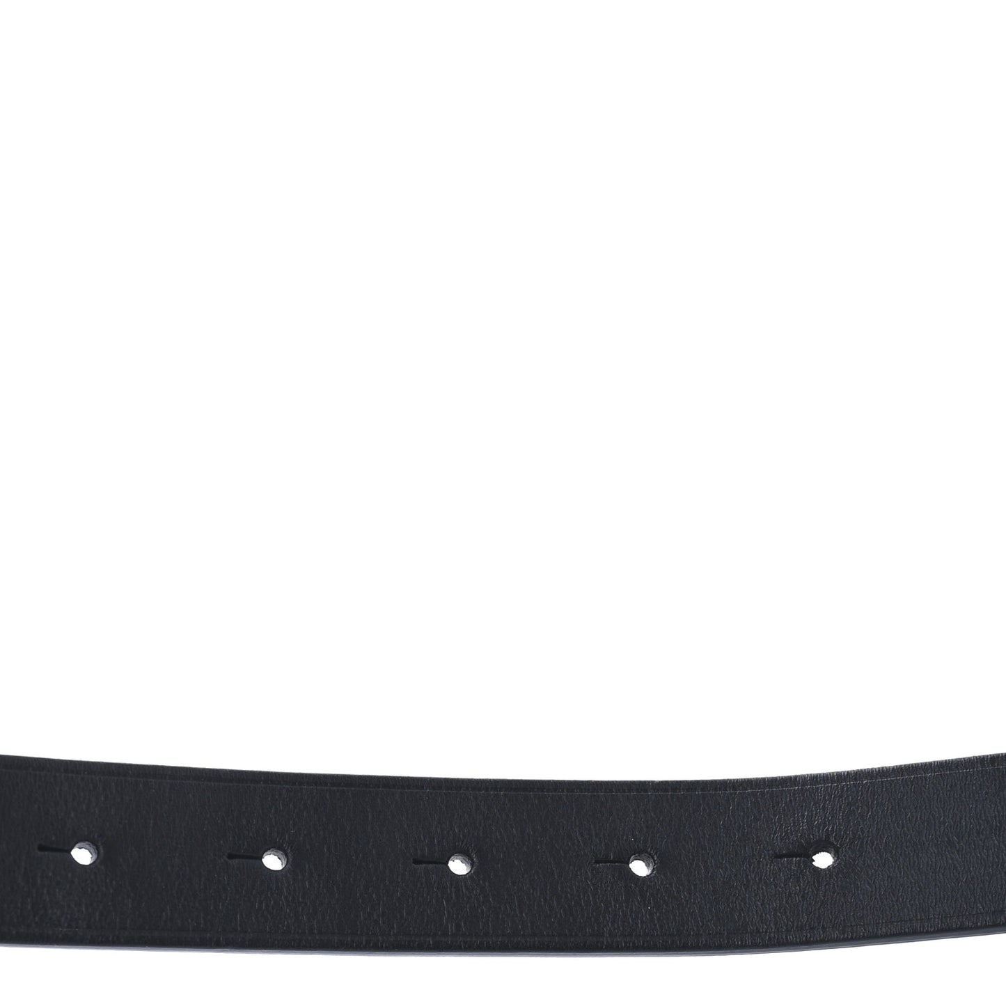 Natural Calfskin BB 25mm Thin Belt 70 28 Black