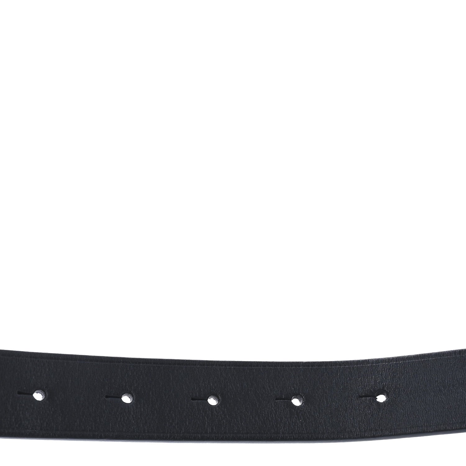 Balenciaga Natural Calfskin BB 25mm Thin Belt 70 28 Black 3 of 5