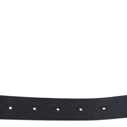 Balenciaga Natural Calfskin BB 25mm Thin Belt 70 28 Black 3 of 5
