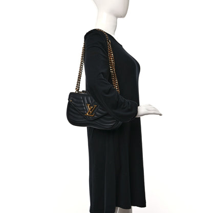 Louis Vuitton Calfskin New Wave Chain PM Black 2 of 11