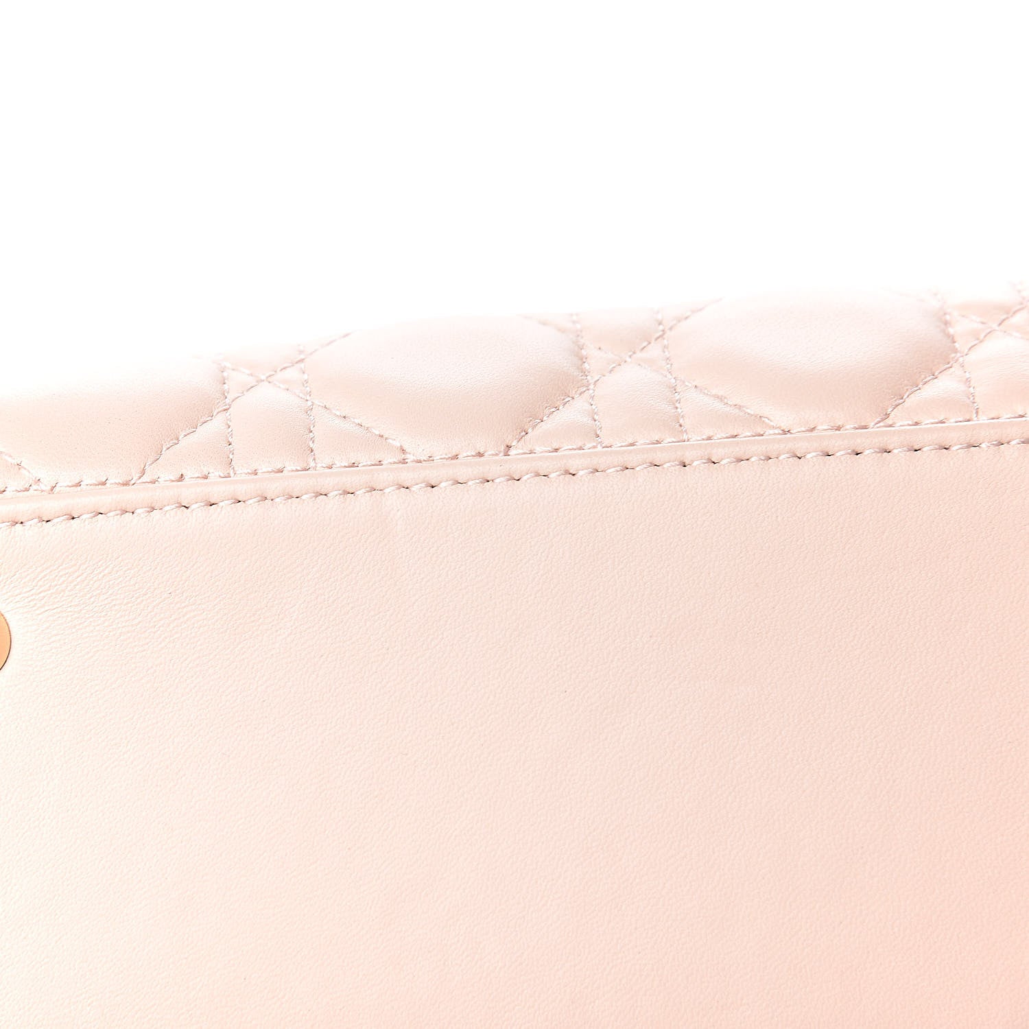 Christian Dior Lambskin Cannage Medium Lady Dior Light Pink 18 of 18