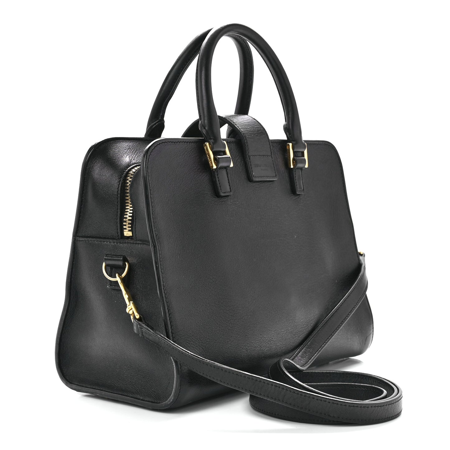 Calfskin Monogram Baby Cabas Black