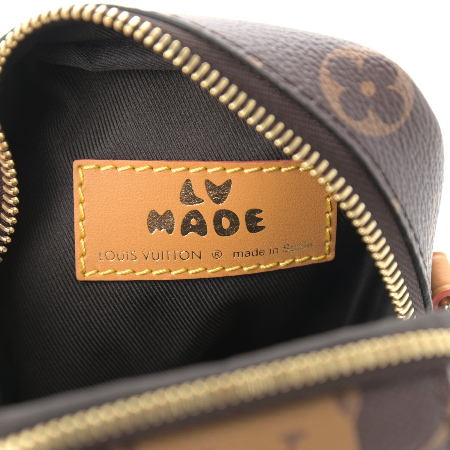 Louis Vuitton X NIGO Reverse Monogram Flat Double Phone Pouch 6 of 9