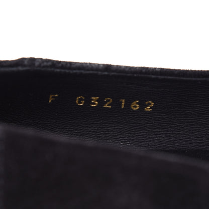 Chanel Suede Camellia CC Ballerina Flat 38.5 Black 9 of 10