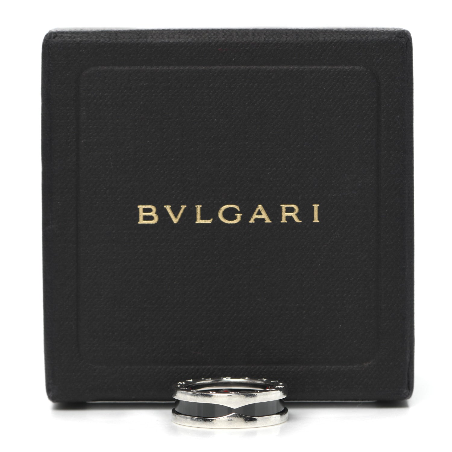 Bulgari Sterling Silver Ceramic Save The Children One-Band Ring 53 6.25 6 of 6