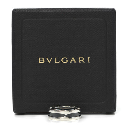 Bulgari Sterling Silver Ceramic Save The Children One-Band Ring 53 6.25 6 of 6