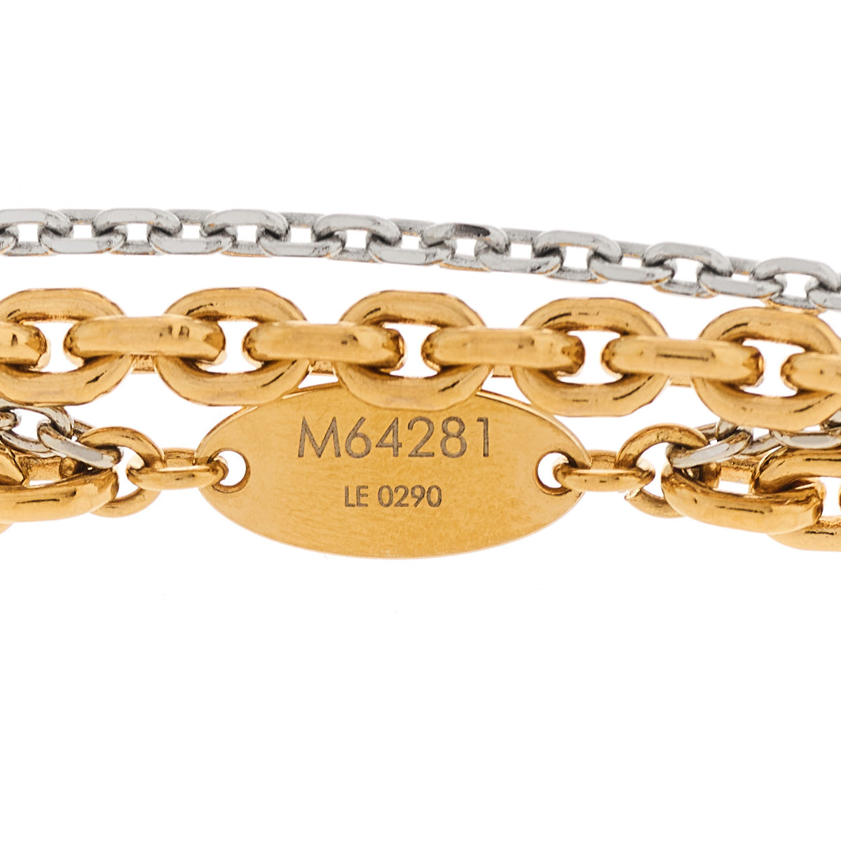 Louis Vuitton Louise Long Necklace Gold 5 of 7