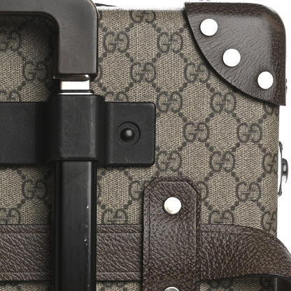 Gucci Supreme Monogram Globe-Trotter Carry-On Brown 12 of 15