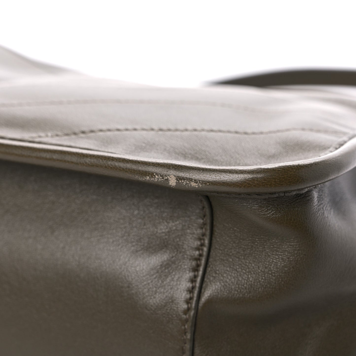 Lambskin Matelasse Monogram Medium Niki Chain Satchel Seaweed